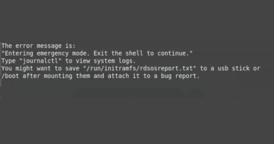 Entering emergency mode. Exit the shell to continue.